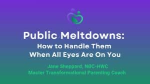 Public Meltdowns: How to Handle Them When All Eyes are on You.